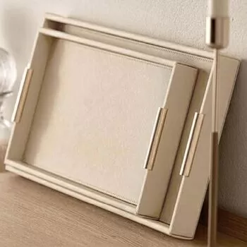 imagem de Bandeja Decorativa Madeira 18232 Grande - Catran