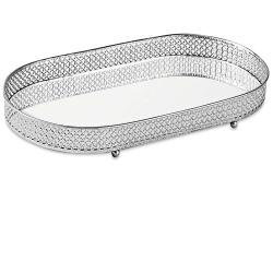 imagem de Bandeja Decorativa Oval Metal 12249 Grande - Catran