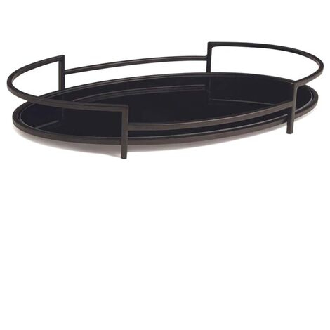 imagem do produto Bandeja Decorativa Oval Metal 12262 Grande - Catran