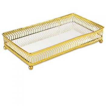 imagem de Bandeja Decorativa Retangular Metal 7175 - Catran