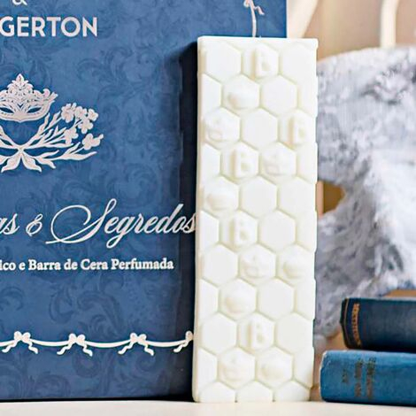 imagem do produto Barra de Cera Perfumada Bridgerton Hort�nsias e Segredos 50g - Dani Fernandes