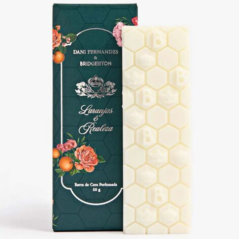 imagem do produto Barra de Cera Perfumada Bridgerton Laranjas e Realeza 50g - Dani Fernandes