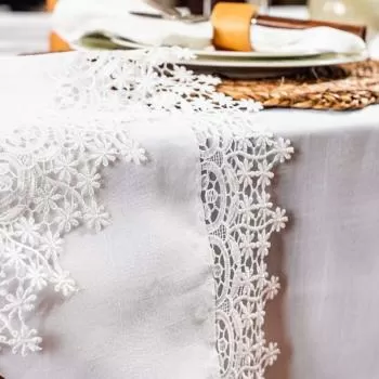 imagem de Caminho de Mesa Redondo 90cm 9018 - Rafimex