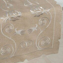 Caminho de Mesa Retangular 38x133cm 15009 Bege