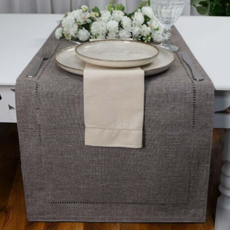 imagem do produto Caminho de Mesa Retangular 40x140cm Glamour Liso - Catran