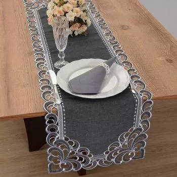 imagem de Caminho de Mesa Retangular 40x140cm Rechilie - Catran