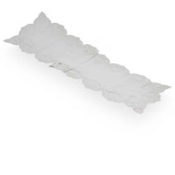 Caminho de Mesa Retangular 40x170cm 81201 Branco