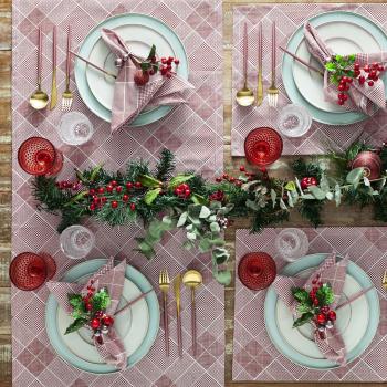 imagem de Caminho de Mesa Retangular 50x150cm Panam Dublin - Naturalle Fashion