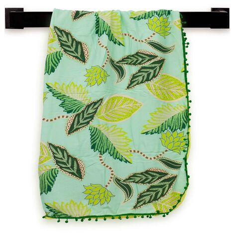 imagem do produto Canga Toalha de Praia Estampada Folhagens - Catran