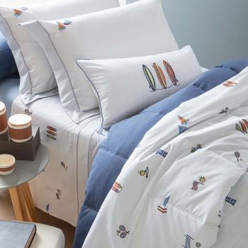 imagem de Capa de Almofada 200 Fios Esportes de Vero 35x60cm - Naturalle Fashion