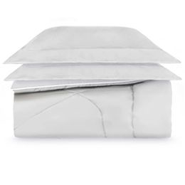 Capa de Edredom (Duvet) Casal com Fronhas 300 Fios Constantine Branca