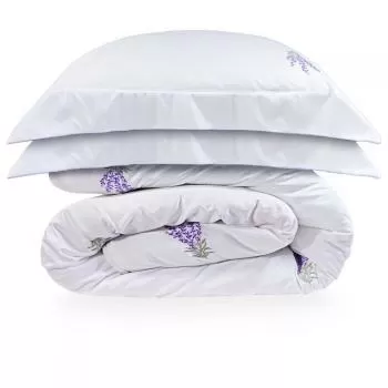 imagem de Capa de Edredom (Duvet) Extra Queen 300 Fios Lavanda - Marken Fassi