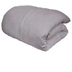 Capa de Edredom (Duvet) King 400 Fios Ajour Kaki Camelo