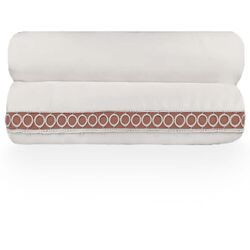 Capa de Edredom (Duvet) Queen 600 Fios Deauville Branco/Verde