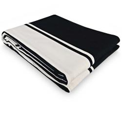 Capa de Edredom (Duvet) Queen 600 Fios Voyage Preto/Branco