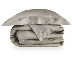 Capa de Edredom (Duvet) Queen com Fronhas 300 Fios Filipo Bege