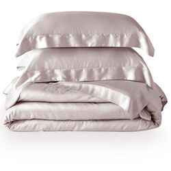 Capa de Edredom (Duvet) Queen com Fronhas 400 Fios Bambú Bali Rosé Parisi/701