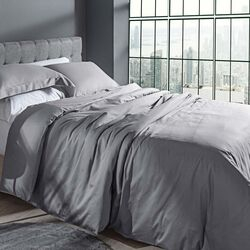 Capa de Edredom (Duvet) Solteiro 300 Fios Satinée Silver/4561