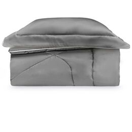 Capa de Edredom (Duvet) Solteiro com Fronha 300 Fios Constantine Cinza