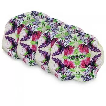 imagem de Capa Sousplat Redondo 37cm Kit 4 peças Sublimação 31 - Catran