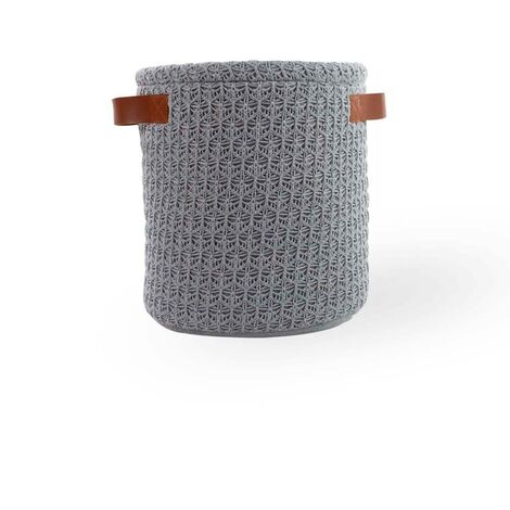 imagem do produto Cesto Tricot Andorra Mdio 28x27cm - Catran