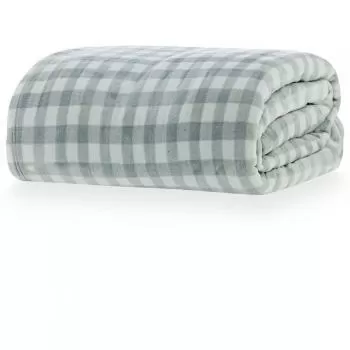 imagem de Cobertor Casal 280g Blanket Vintage 300 Vichy - Kacyumara
