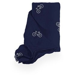 Cobertor Casal 300g Blanket Vintage Bikes Marinho
