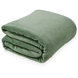 Cobertor Casal Toque de Seda NC Liso Verde Malta