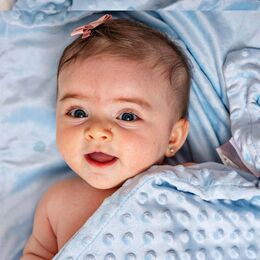 imagem de Cobertor Infantil Microfibra Plush Dots Liso - Catran