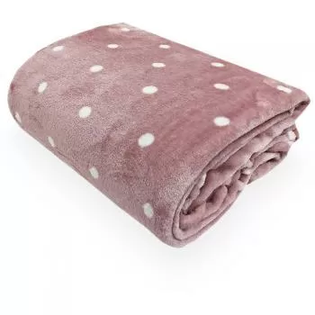 imagem de Cobertor Infantil Toque de Seda Poá - Niazitex