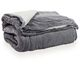 imagem do produto Cobertor King Microfibra Plush Liso Sherpa - Domani