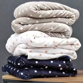 imagem de Cobertor Queen 280g Blanket Vintage 300 Poá - Kacyumara