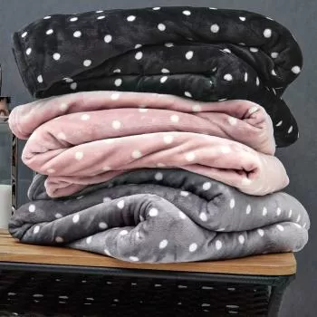 imagem de Cobertor Queen 280g Blanket Vintage 300 Poá - Kacyumara