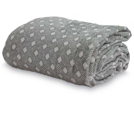 imagem do produto Cobertor Solteiro Flannel Loft Estampado Losango - Camesa