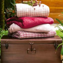imagem de Cobertor Solteiro Flannel Loft Estampado Poule - Camesa