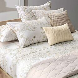 Colcha Casal 180 Fios Costine Estampada