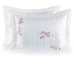 Colcha Casal 200 Fios Celinee Estampada Clara