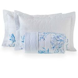 Colcha Casal 200 Fios Dip Estampada