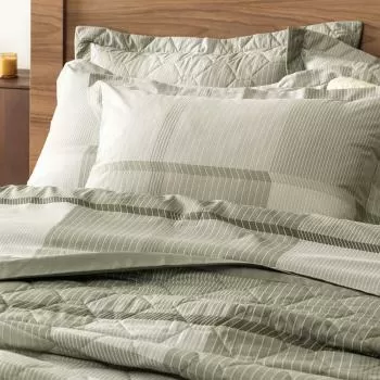 imagem de Colcha Casal 200 Fios Miguel - Karsten