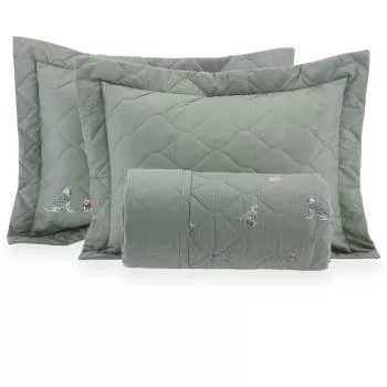 imagem de Colcha Casal 200 Fios Toby - Kacyumara