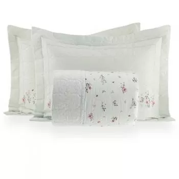 imagem de Colcha Casal 200 Fios Vecilia - Kacyumara