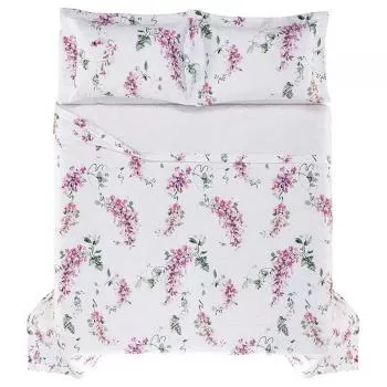 imagem de Colcha Casal 200 Fios Wisteria - Trussardi