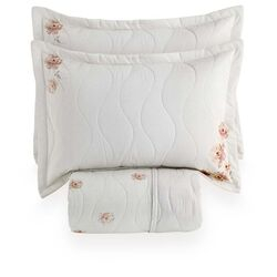 Colcha Casal 300 Fios Alicy Estampada