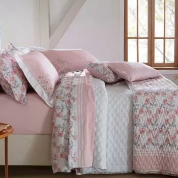 imagem de Colcha Casal 300 Fios Bliss - Naturalle Fashion