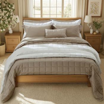 imagem de Colcha Casal com Almofada 300 Fios Le Constantine - Marken Fassi