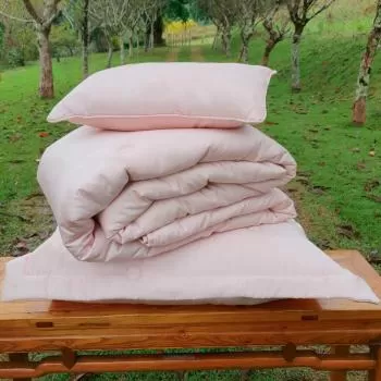 imagem de Colcha Casal com Almofada 300 Fios Milos - Marken Fassi