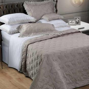 imagem de Colcha Casal com Almofadas 230 Fios Manuela - Catran