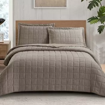 imagem de Colcha Casal Microfibra Linho Sonhare - Naturalle Fashion