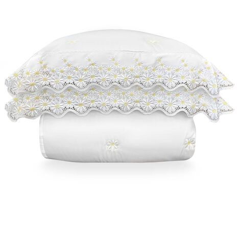 imagem do produto Colcha Extra Queen 300 Fios Margaridas - Marken Fassi