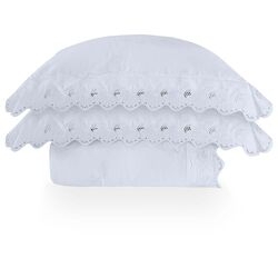 Colcha Extra Queen 400 Fios Diamante Branca